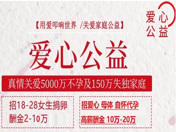 海东捐卵助孕生子 爱心志愿者招募
